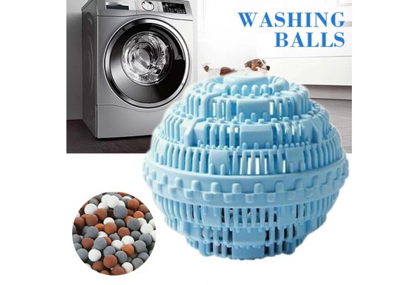 For Washzilla Anion Molecules Washing Machine Wash Cleaning Balls Ball Laun B4D8 