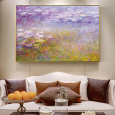 water, Decor, Flowers, canvaspainting