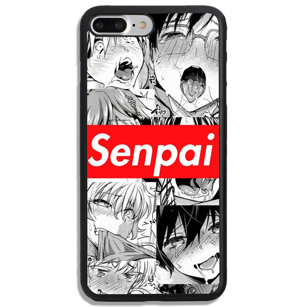 Face Ahegao Anime Senpai for Phone Case Cover for Iphone 5 6 7 8 XR XS MAX  11
