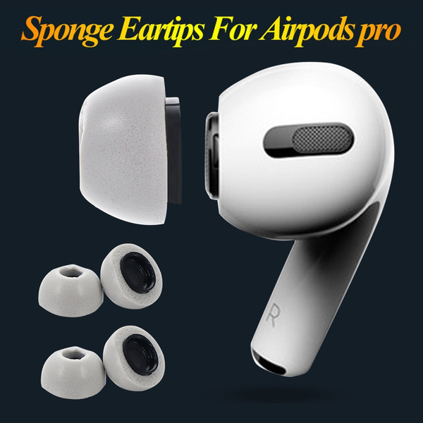 1 pair Memory Foam Silicone Ear Tips S/M/L Cap Earplugs Noise reduction  Earphone Cove Memory Foam Ear Tips Silicone Replacement Earbuds replacement  Earbuds Earphone Cover Cap for Airpods Pro | Wish