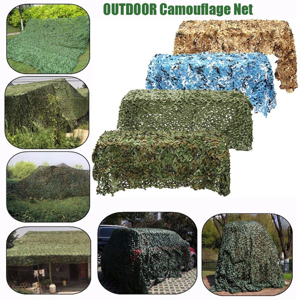 training Hunting Military Camo Netting Camouflage Nets Tent Shade Car Covers 