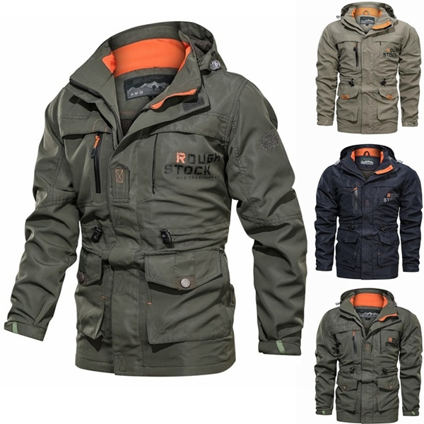multi pocket waterproof jacket
