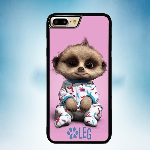 Meerkat Baby Oleg Black Durable Phone Case For IPhone and Samsung