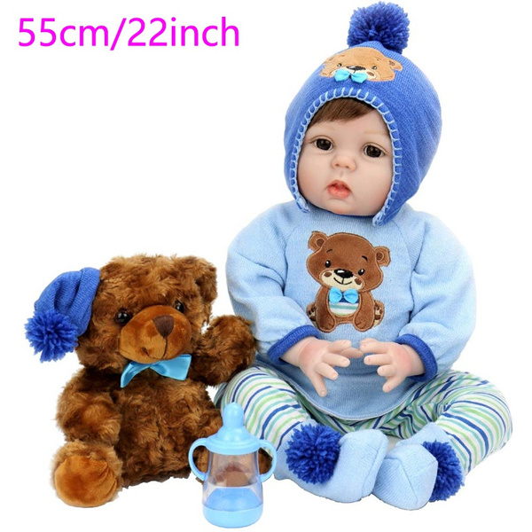 Babe Reborn Dolls 22 55cm Soft Vinyl Silicone Reborn Baby Doll Cute Girl  Toys for Children Birthday Gift – the best products in the Joom Geek online  store