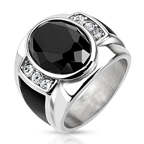 Mens Modern 14K Rose Gold 3.0 Ct Princess Black Sapphire Sapphire Wedding  Ring R1132-14KRGBLS | Decorum Jewelry