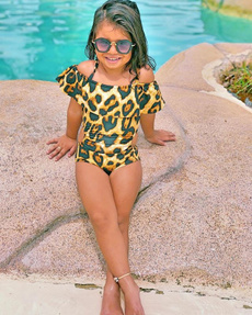 bathing suit, kidswear, onepiecesswimsuit, ruffled