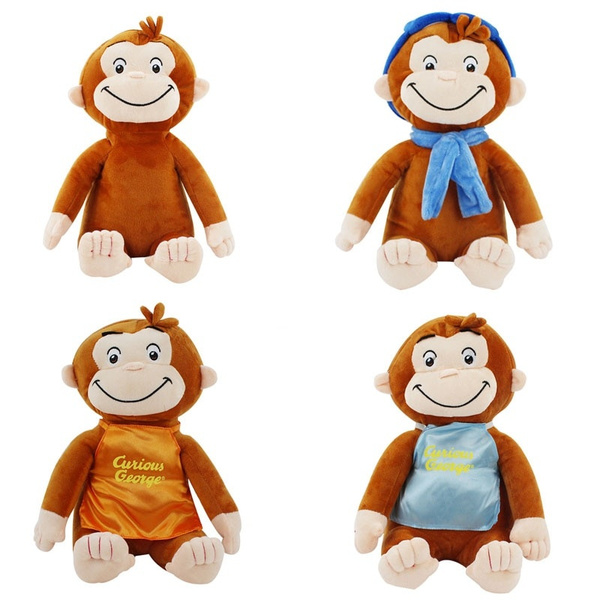 30cm 4 STYLE Curious George Plush Doll Boots Monkey Plush Stuffed Animal  Toys For Boys | Wish