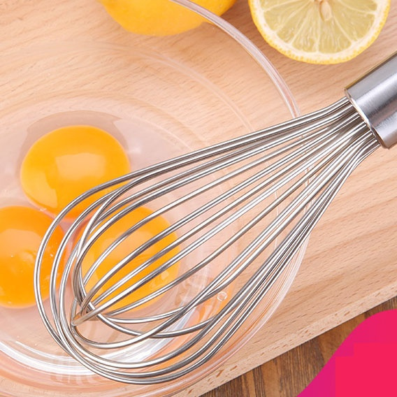 1 pack Whisks for Cooking, 10 inch Stainless Steel Whisk for Blending,  Whisking, Beating and Stirring, Enhanced Version Balloon Wire Whisk