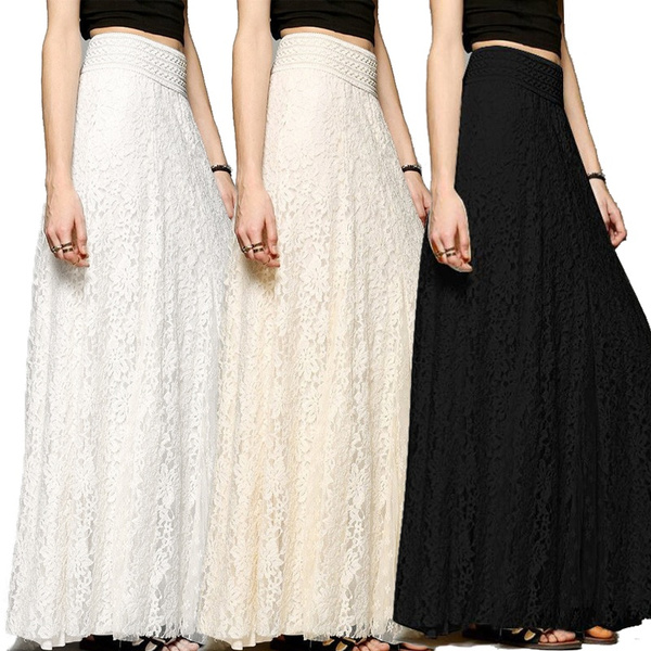 boho lace skirts