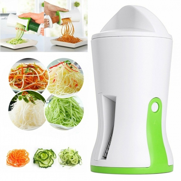 Handheld Vegetable Spiralizer Fruit Slicer Cutter Grater Spiral