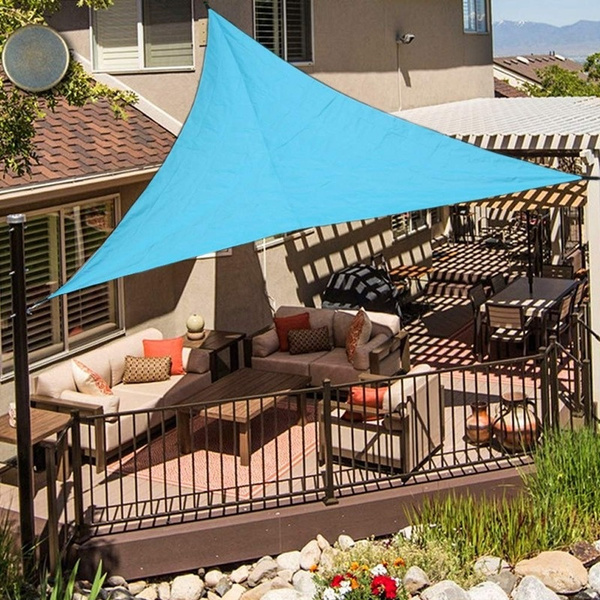 Sun Sail Shade Awnings Canopy Garden Sun Cover Waterproof Patio Sunscreen Large 