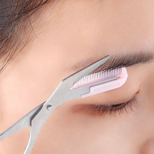 eyebrow trimmer scissors with comb