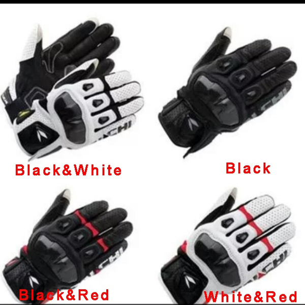 RS Taichi RST410 Mens Perforated leather Motorcycle Mesh Gloves four
