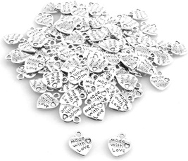 Heart, heartshapecharm, keychainjewelrymakingfinding, Jewelry