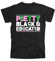 prettyblackandeducated, africanpride, blackpride, Cotton T Shirt