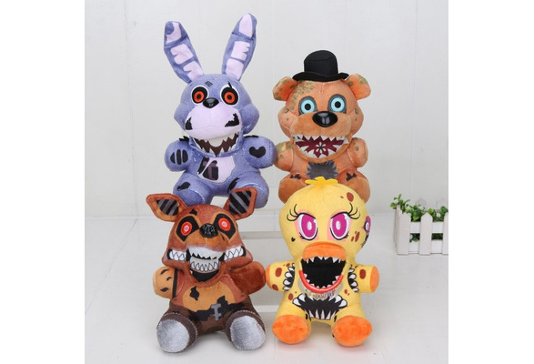 Five Nights At Freddy's 4 FNAF Freddy Bear foxy chica bonnie Plush Toy –  fnafshop