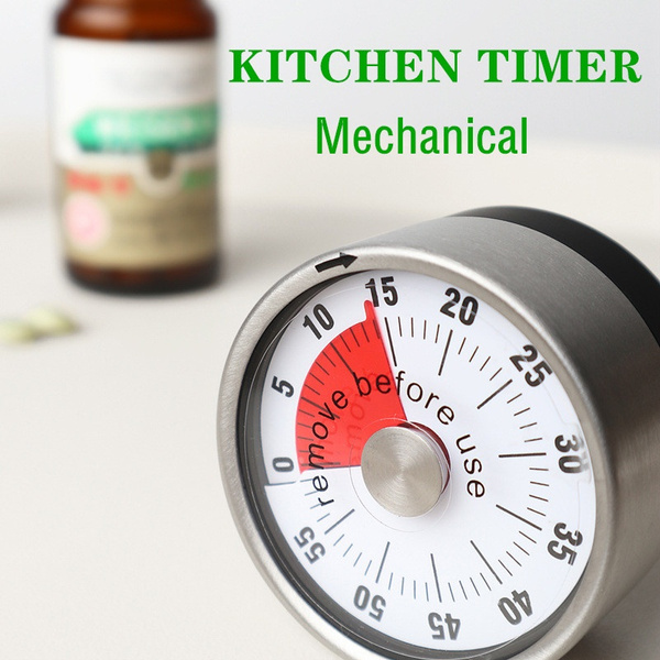 Stainless Steel Mechanical Countdown Timer Kitchen Timer Kitchen