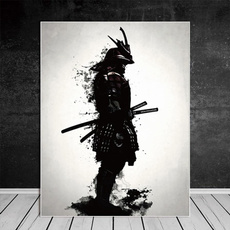 canvasoilpainting, art, canvaspaintingforlivingroom, Samurai