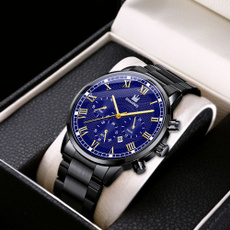 quartz, business watch, steel watch, wristwatch