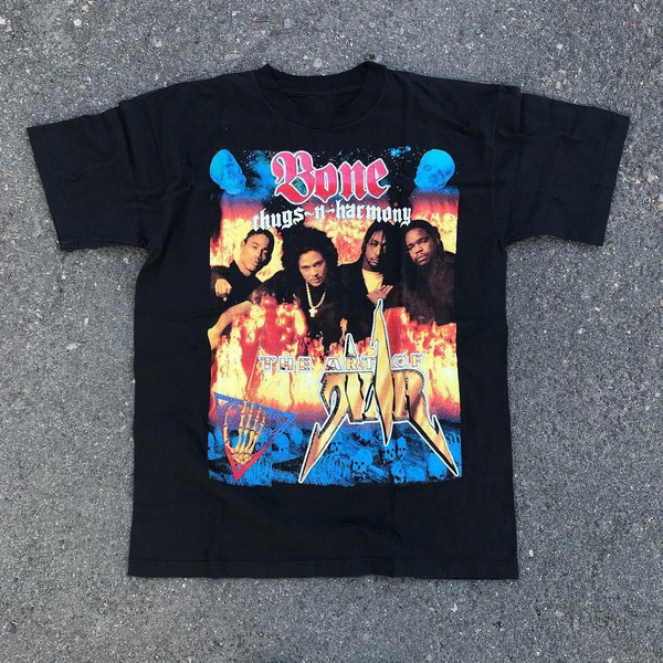 Vtg~Bone Thugs-N-Harmony The Art Of War Vintage-Reprint T Shirt Size  S-5Xl//Amin Funny Unisex Casual Tshirt Top
