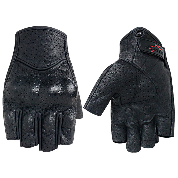 Leather hand store gloves for bike