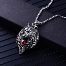 men accessories, Gifts For Men, Chain, wolfnecklace