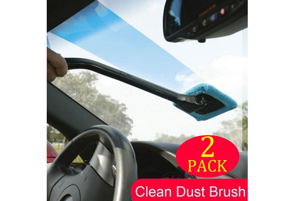 1/2PC Car Windshield Cleaning Tool Unbreakable - Car Window Cleaner with  Extendable Handle, Auto Car Glass Cleaner