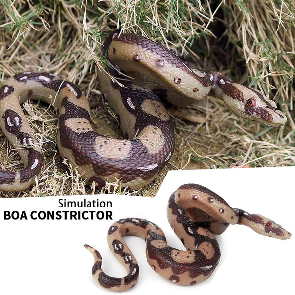 1Pc Simulation Wild Animal Snake Toy Hovering Big Python Snake Toy | Wish