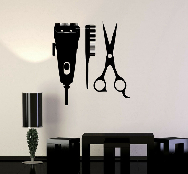wall hair cutting
