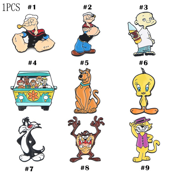 1 Pcs Funny Dog Cats Brooch Enamel Pin Cartoon Character Metal Pins Icon on  The Backpack Pin Badges for Clothing NC0248 | Wish