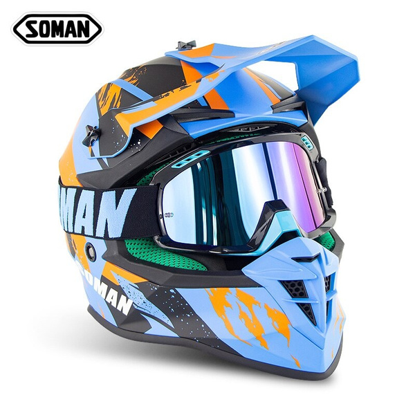 Goggles for off road hot sale helmets