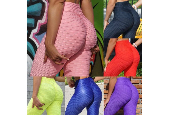 Details about   Women Push Up Leggings Yoga Pants Anti Cellulite Gym Ruched Scrunch Trousers TFS 