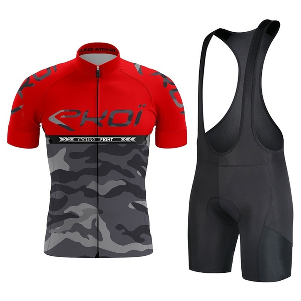 2020 Mens Team Cycling Sleeveless Jersey Cycling Vest And Bib Shorts Set