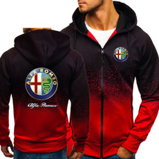 gradientcolor, Casual Jackets, Fleece, alfaromeo
