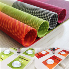 pvcnonslippadkitchenaccessoriespat, nonslipinsulationplacematqualitypvctableplacemat, highqualitytablemat, vintageplasticcoastersnonslipwovenrunnerplacemat