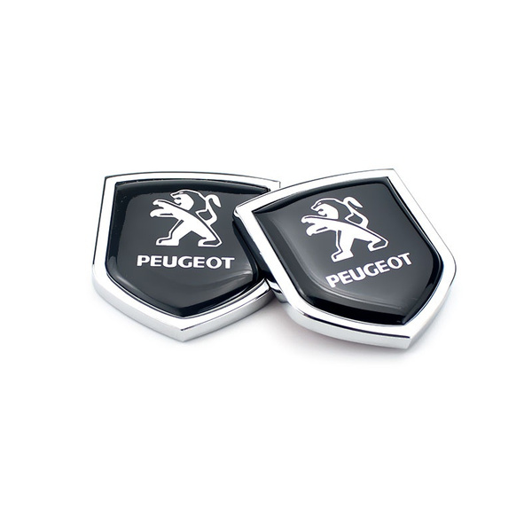 pour Peugeot 307 206 308 407 207 3008 208 508 2008 301 408 607 4008 5008 BANIKOP   Accessoires de Sticker décor de Plaque de seuil de Porte de Voiture 4PCS  