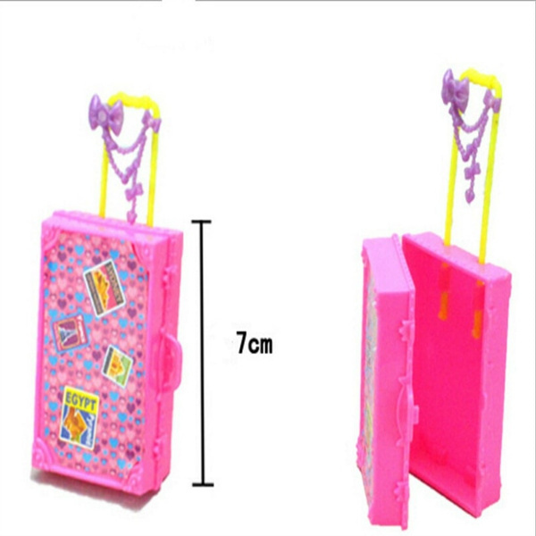 barbie toy luggage