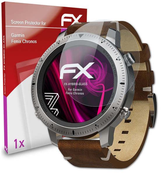 atFoliX Screen Protector compatible with Garmin Fenix Chronos 9H