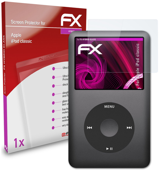 atFoliX Anti-Casse Protecteur décran Convient pour Apple iPod Nano 7G Anti-Choc Film Protecteur antireflet et Flexible FX Protecteur décran 3X