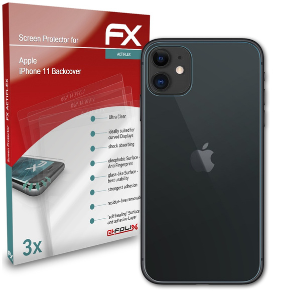 atFoliX 3x Screen Protection Film for Apple iPhone 11 Screen