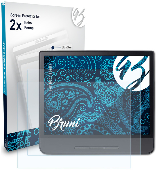 Bruni 2x Screen Protector compatible with Kobo Forma Screen