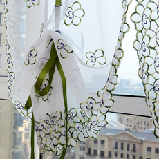 decoration, dividerscarf, Flowers, windowscurtain