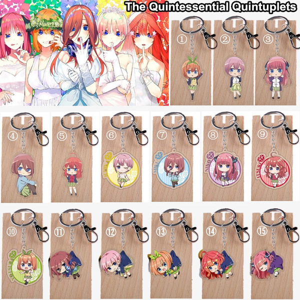 The Quintessential outlet Quintuplets keychains