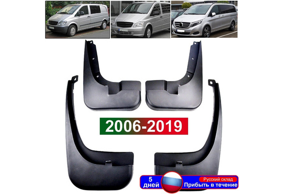 Exquis pour Mercedes Benz Vito Viano V Class 2006 ~ 2019 W639 639 W447 447  Mudguard Mudguard Mud Flaps Guard Splash Flap Mudguards Accessoires de  voiture