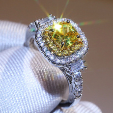 weddingengagementring, DIAMOND, Engagement Ring, yellowdiamondring