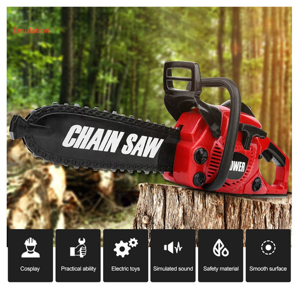 high quality materials Chainsaw Boys Pretend Play Toy Chainsaw Power Tool