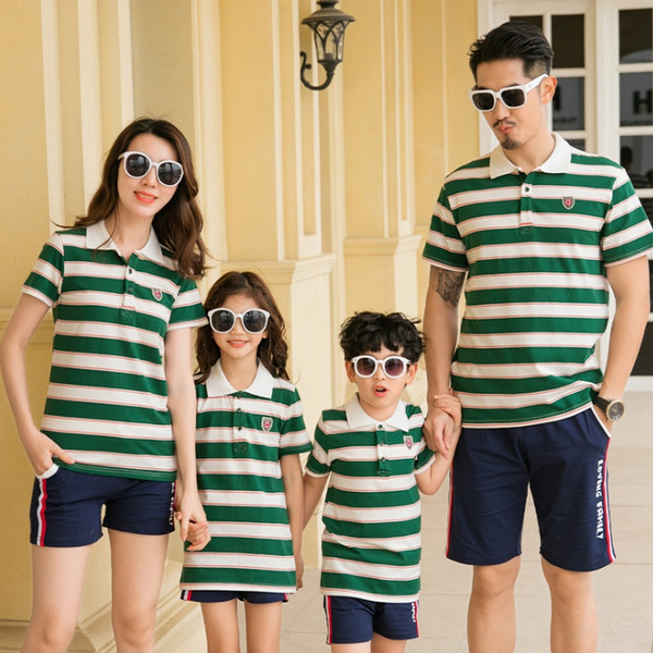 matching polo outfits for family