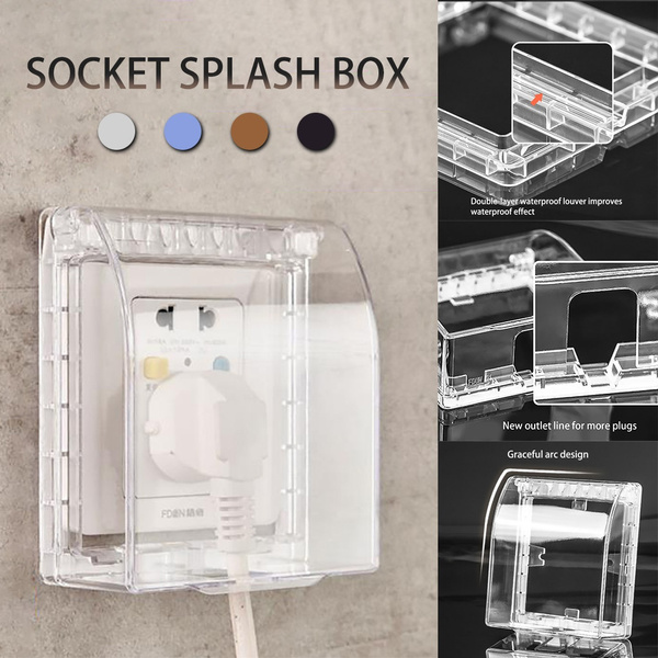 Universal Waterproof 86 Type Wall Socket Plate Panel Switch Box Cover Protector Wish