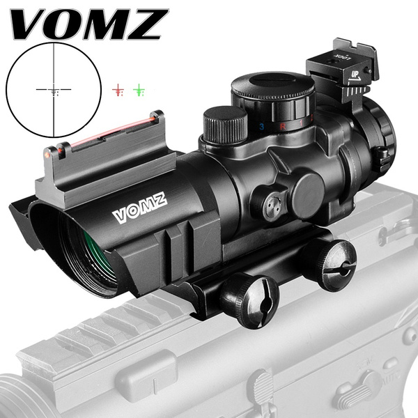 VOMZ 4x32 ACOG Riflescope 20mm Rail Dovetail Reflex Optics Scope