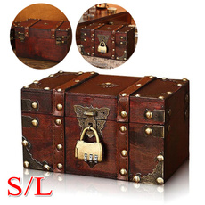 case, Storage Box, Decor, piratetreasurechest